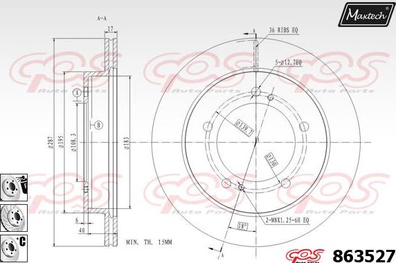 Maxtech 72960024 - Klip, kočione čeljusti www.molydon.hr