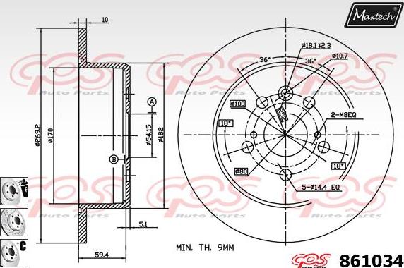 Maxtech 70180232 - Brtva, klip kočionih čeljusti www.molydon.hr