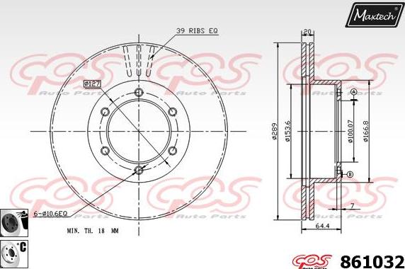 Maxtech 70200425 - Set za popravak, kočione čeljusti www.molydon.hr