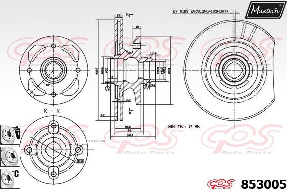 Maxtech 875618 - Kočioni disk www.molydon.hr