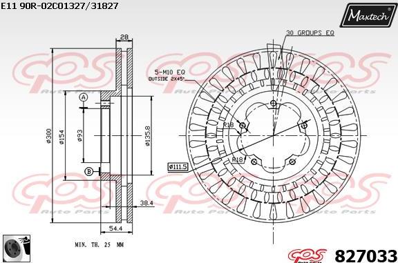 Maxtech 70200581 - Set za popravak, kočione čeljusti www.molydon.hr