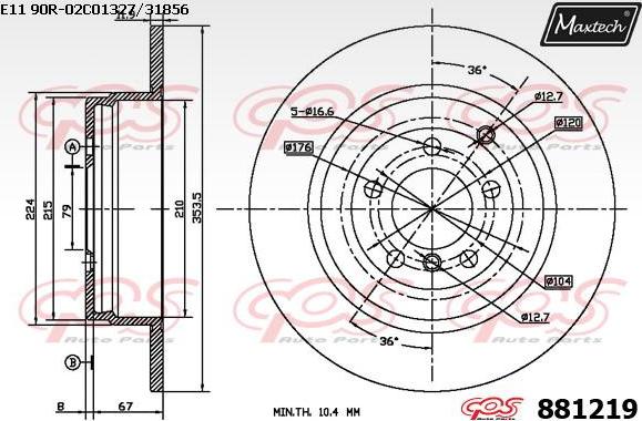 Maxtech 70200577 - Set za popravak, kočione čeljusti www.molydon.hr