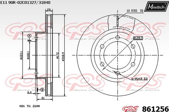 Maxtech 70200607 - Set za popravak, kočione čeljusti www.molydon.hr