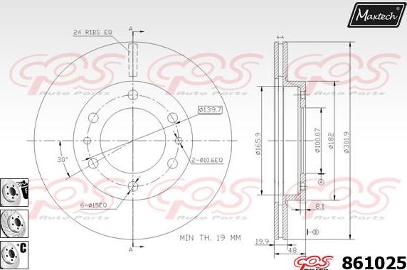 Maxtech 72944021 - Klip, kočione čeljusti www.molydon.hr