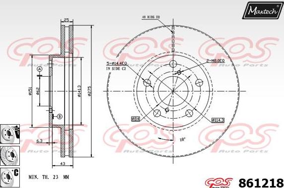 Maxtech 72944011 - Klip, kočione čeljusti www.molydon.hr