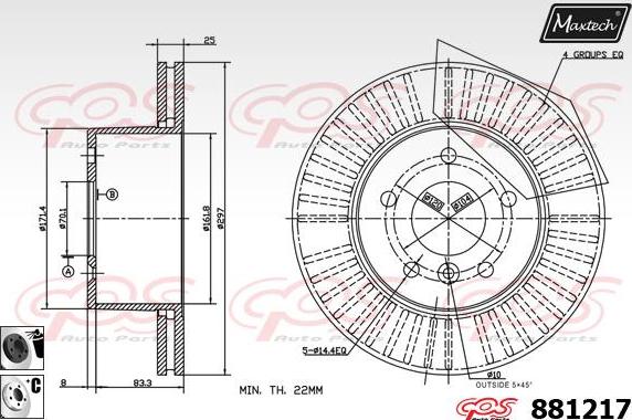 Maxtech 70200026 - Set za popravak, kočione čeljusti www.molydon.hr