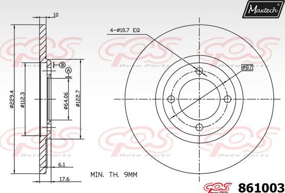 Maxtech 70200165 - Set za popravak, kočione čeljusti www.molydon.hr