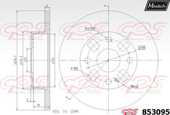 Maxtech 70200119 - Set za popravak, kočione čeljusti www.molydon.hr