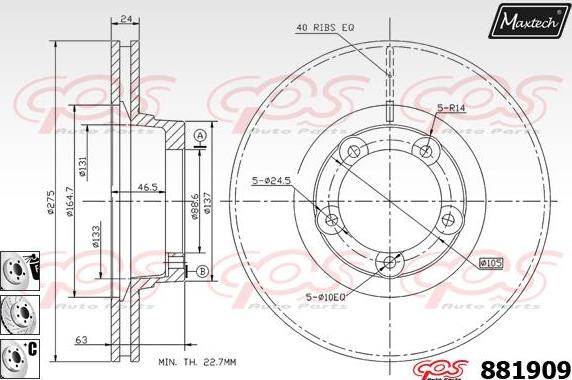 Maxtech 70200811 - Set za popravak, kočione čeljusti www.molydon.hr