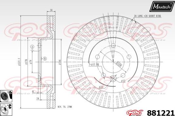 Maxtech 70200337 - Set za popravak, kočione čeljusti www.molydon.hr