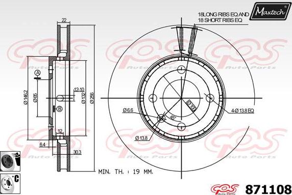 Maxtech 70200701 - Set za popravak, kočione čeljusti www.molydon.hr