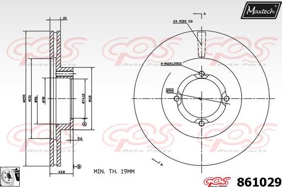 Maxtech 71810003 - Vodeci zavrtanj, kočione čeljusti www.molydon.hr