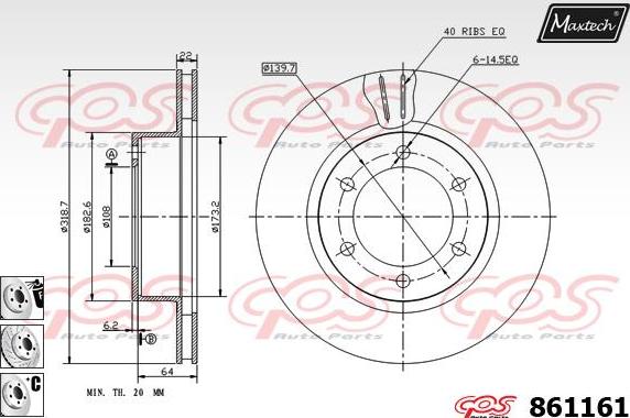 Maxtech 72944006 - Klip, kočione čeljusti www.molydon.hr