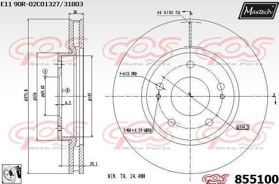 Maxtech 72944032 - Klip, kočione čeljusti www.molydon.hr