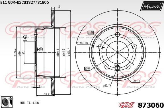 Maxtech 72945017 - Klip, kočione čeljusti www.molydon.hr