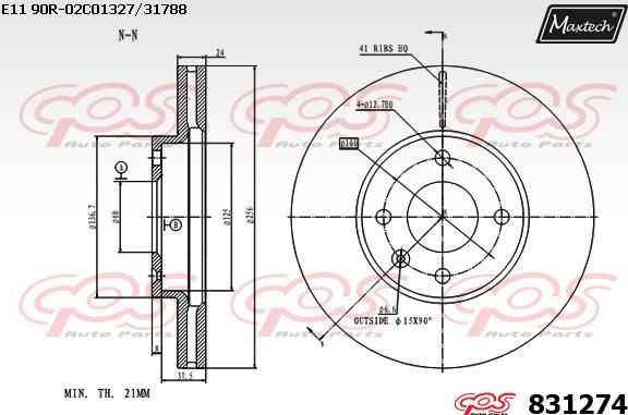 Maxtech 72940030 - Klip, kočione čeljusti www.molydon.hr