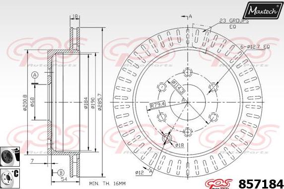 Maxtech 72940025 - Klip, kočione čeljusti www.molydon.hr