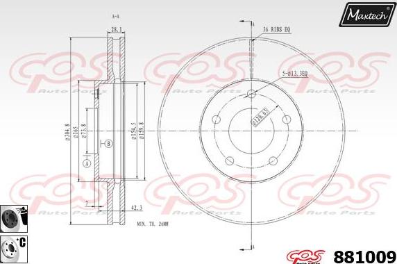 Maxtech 72948004 - Klip, kočione čeljusti www.molydon.hr