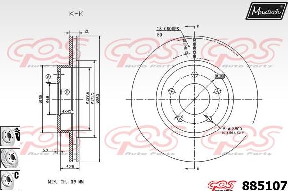 Maxtech 72948019 - Klip, kočione čeljusti www.molydon.hr