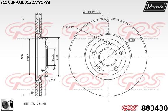 Maxtech 72948034 - Klip, kočione čeljusti www.molydon.hr