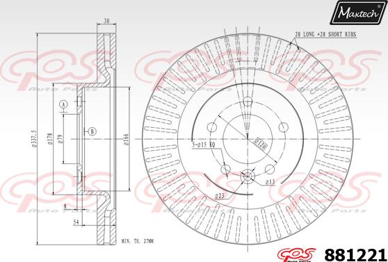 Maxtech 72948024 - Klip, kočione čeljusti www.molydon.hr