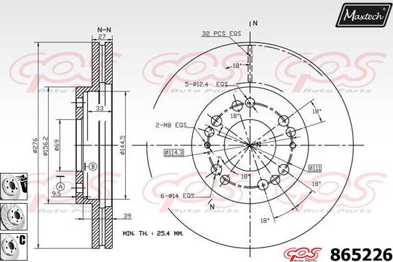 Maxtech 72943006 - Klip, kočione čeljusti www.molydon.hr