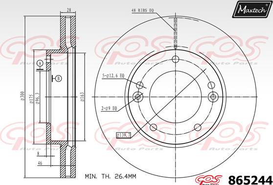 Maxtech 72943012 - Klip, kočione čeljusti www.molydon.hr