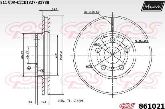 Maxtech 72942019 - Klip, kočione čeljusti www.molydon.hr