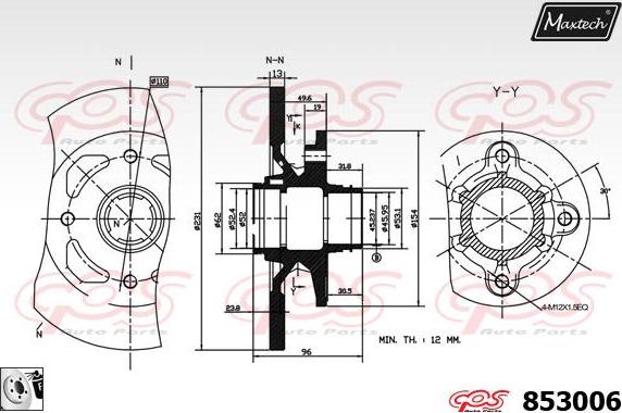 Maxtech 72942030 - Klip, kočione čeljusti www.molydon.hr