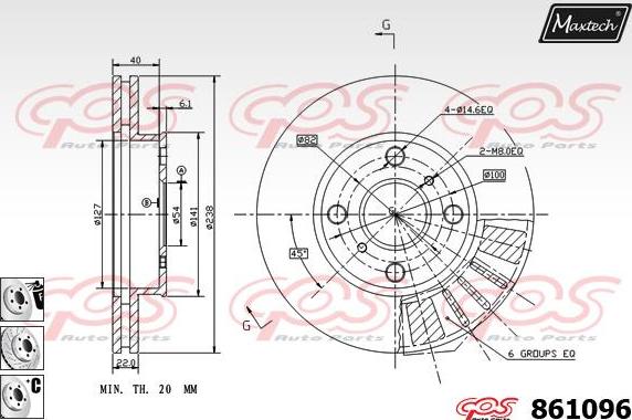 Maxtech 72942021 - Klip, kočione čeljusti www.molydon.hr