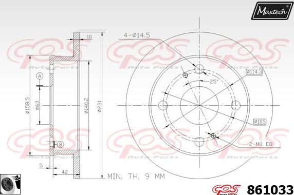 Maxtech 72954001 - Klip, kočione čeljusti www.molydon.hr