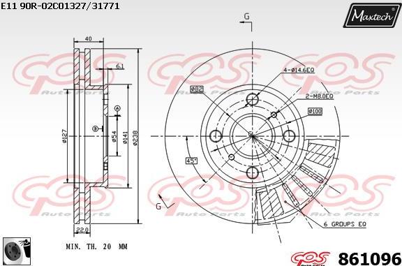 Maxtech 72954003 - Klip, kočione čeljusti www.molydon.hr