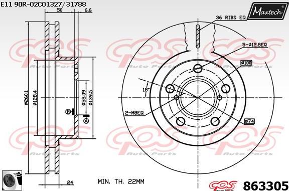 Maxtech 72954014 - Klip, kočione čeljusti www.molydon.hr