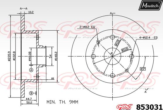 Maxtech 72954013 - Klip, kočione čeljusti www.molydon.hr