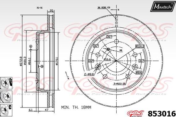 Maxtech 72954030 - Klip, kočione čeljusti www.molydon.hr