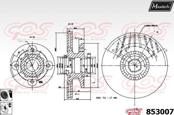 Maxtech 72954021 - Klip, kočione čeljusti www.molydon.hr