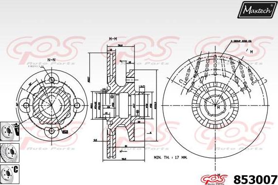 Maxtech 72954022 - Klip, kočione čeljusti www.molydon.hr