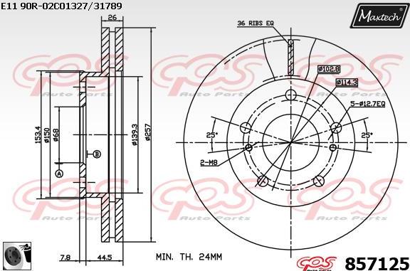 Maxtech 72952008 - Klip, kočione čeljusti www.molydon.hr