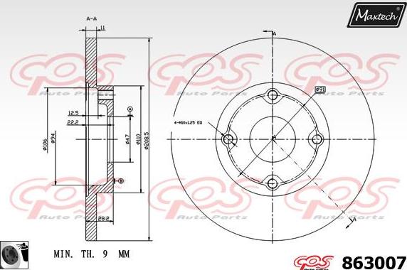 Maxtech 72957049 - Klip, kočione čeljusti www.molydon.hr