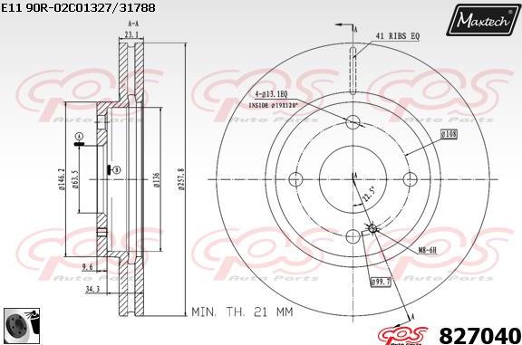 Maxtech 72960009 - Klip, kočione čeljusti www.molydon.hr