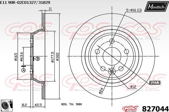 Maxtech 72960010 - Klip, kočione čeljusti www.molydon.hr