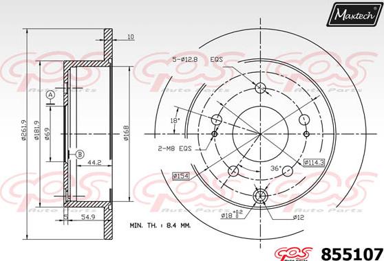 Maxtech 72935003 - Klip, kočione čeljusti www.molydon.hr