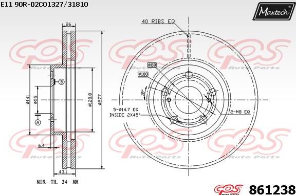 Maxtech 72935013 - Klip, kočione čeljusti www.molydon.hr