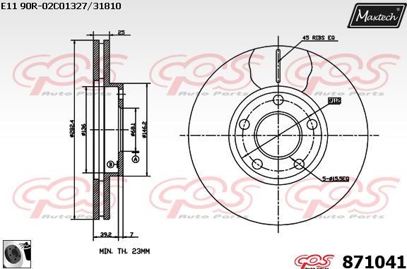 Maxtech 72936021 - Klip, kočione čeljusti www.molydon.hr