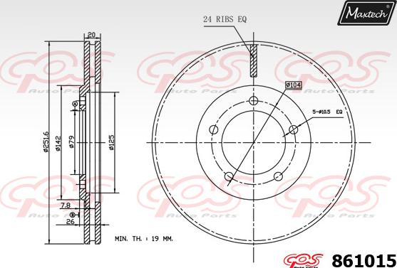 Maxtech 72938014 - Klip, kočione čeljusti www.molydon.hr