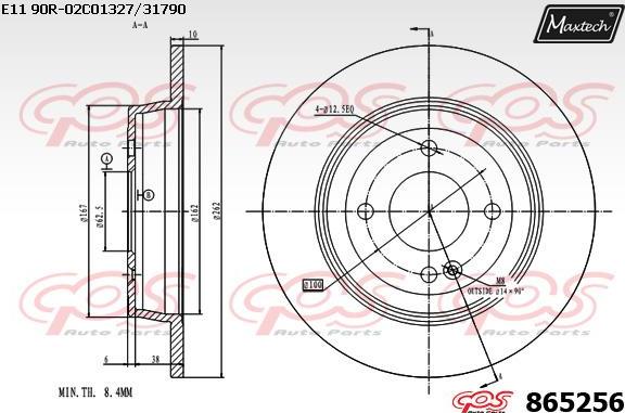 Maxtech 72938033 - Klip, kočione čeljusti www.molydon.hr