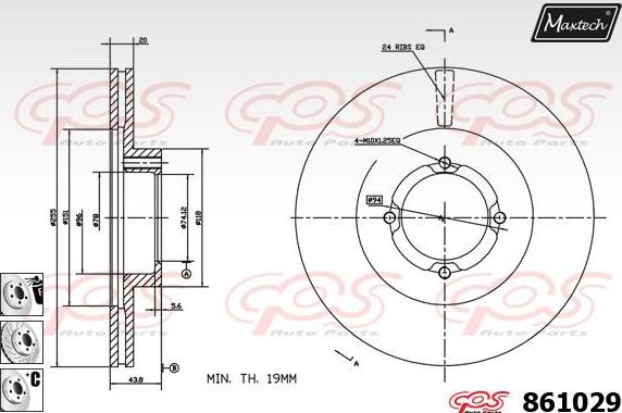 Maxtech 873014 - Kočioni disk www.molydon.hr