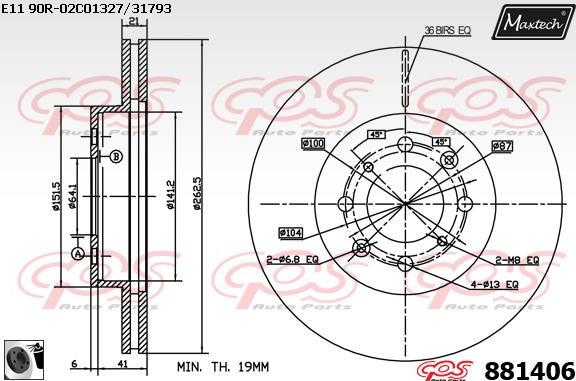 Maxtech 72933009 - Klip, kočione čeljusti www.molydon.hr