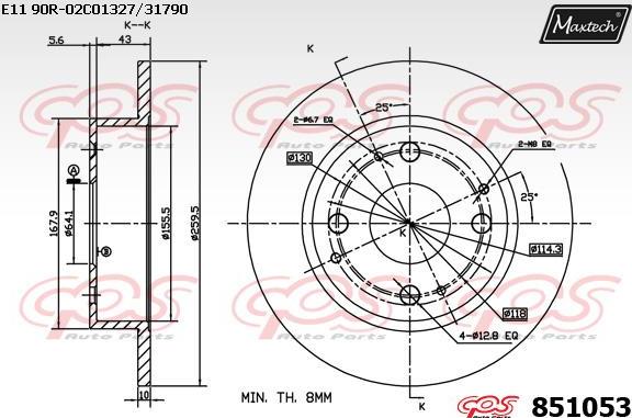 Maxtech 72928001 - Klip, kočione čeljusti www.molydon.hr