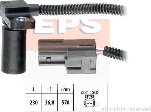 MDR EPS-1953 233 - Senzor broja obrtaja, automatski mjenjač www.molydon.hr